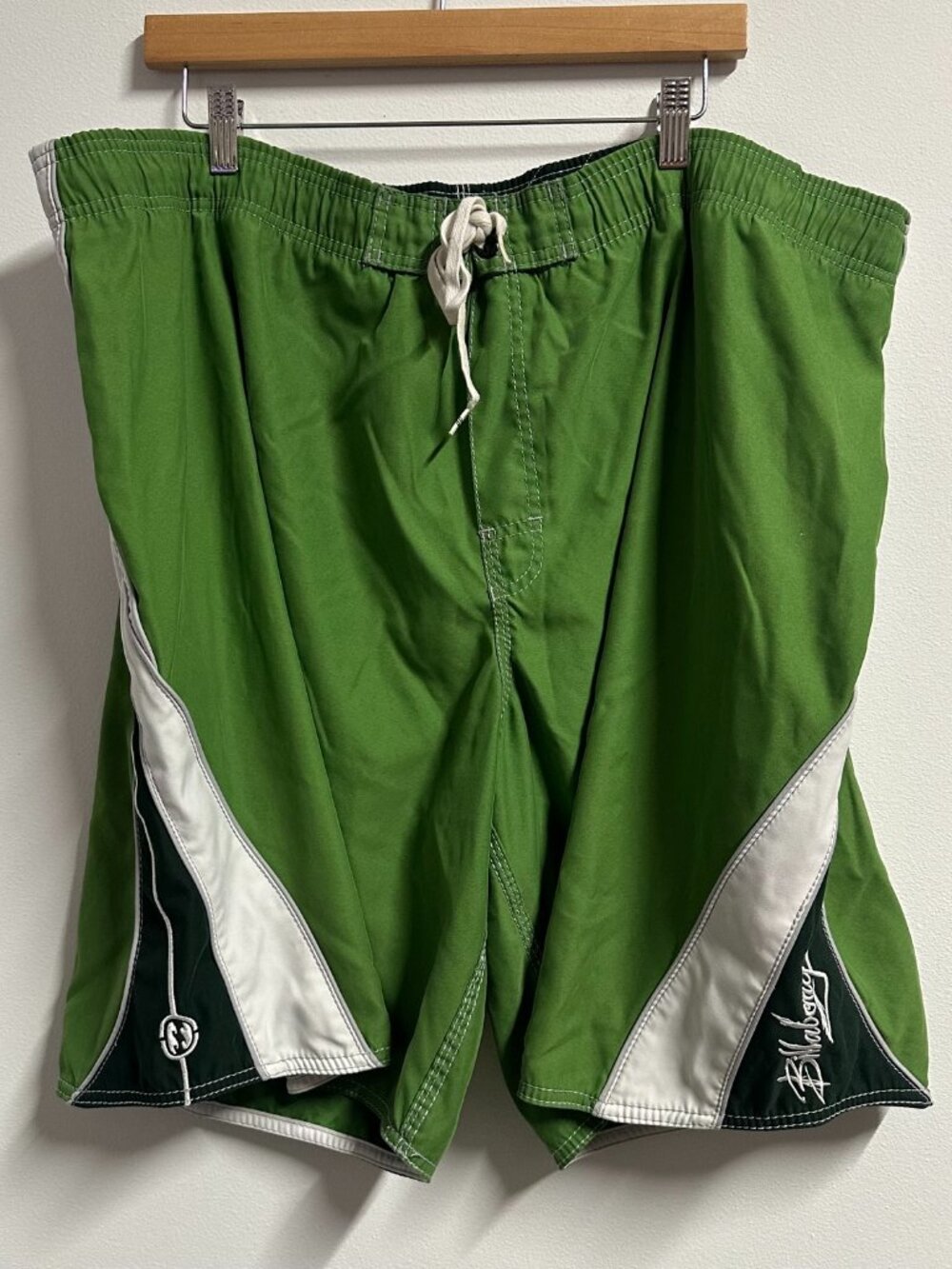 Vintage Billabong Surf Board Shorts Swim Trunks Green Mens Size 2XL